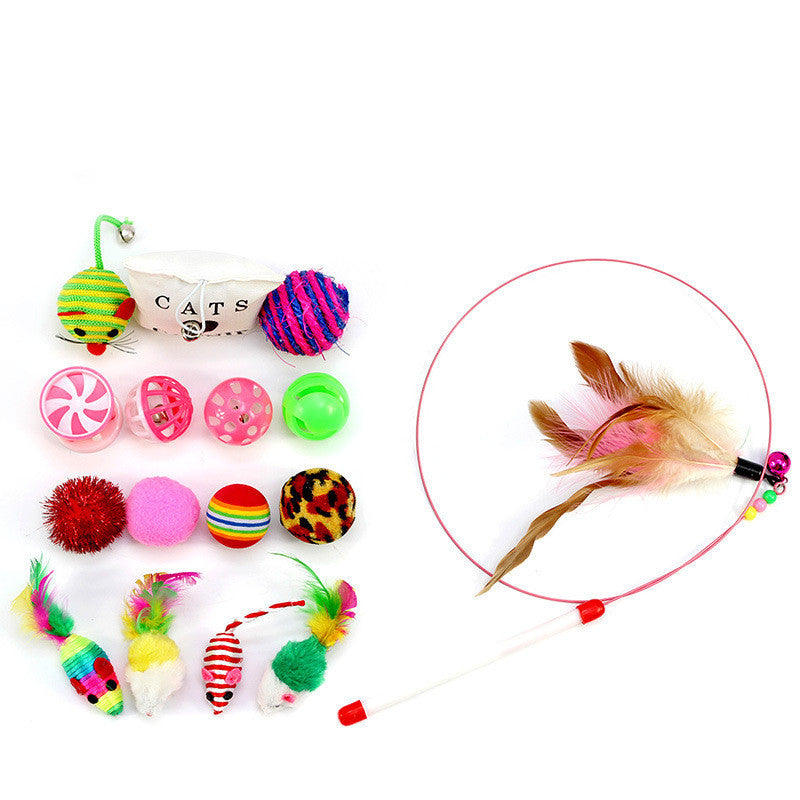 Interactive Cat Toy Set