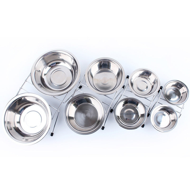 Stainless Steel Dog Bowl Feeder