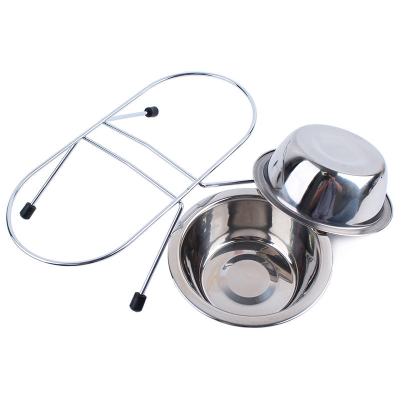 Stainless Steel Dog Bowl Feeder