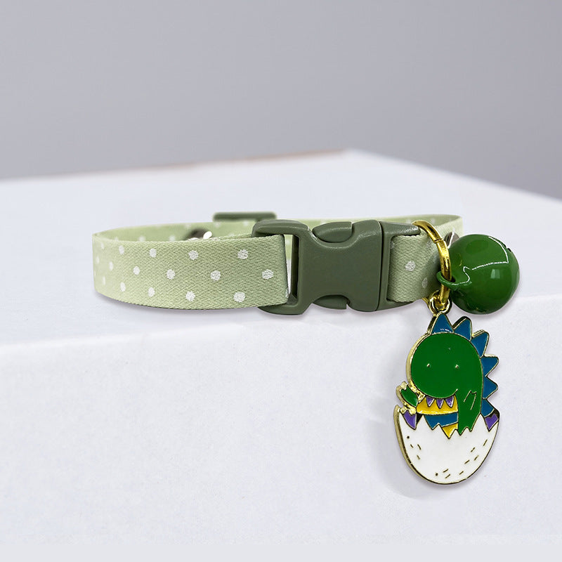 Charming Polka Dot Cat Collar with Bell