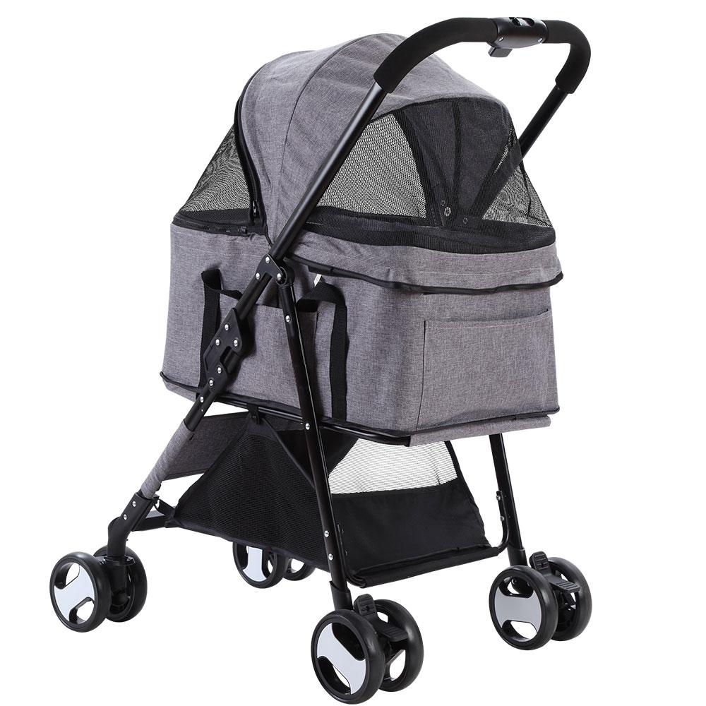 Pet Stroller Dog Carrier Foldable Pram