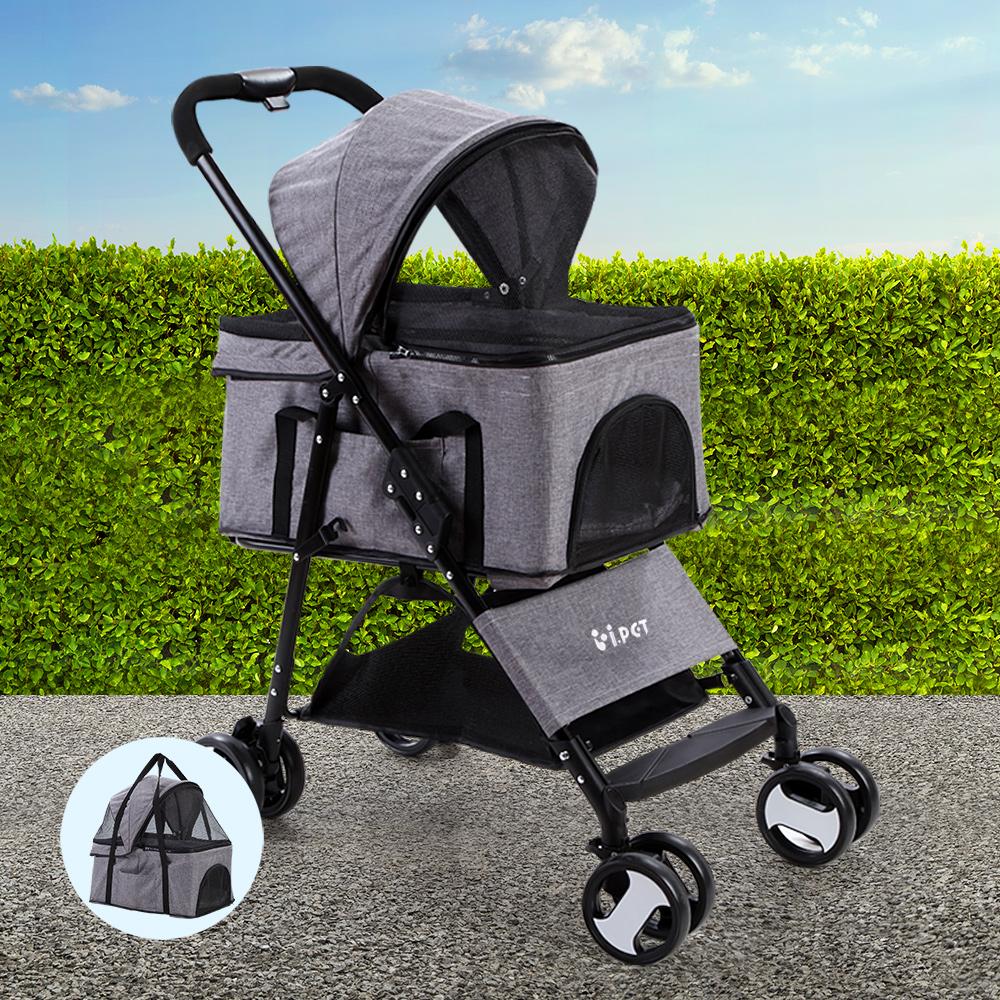 Pet Stroller Dog Carrier Foldable Pram