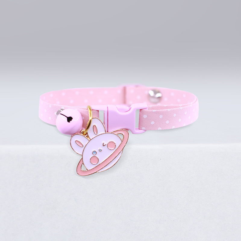 Charming Polka Dot Cat Collar with Bell