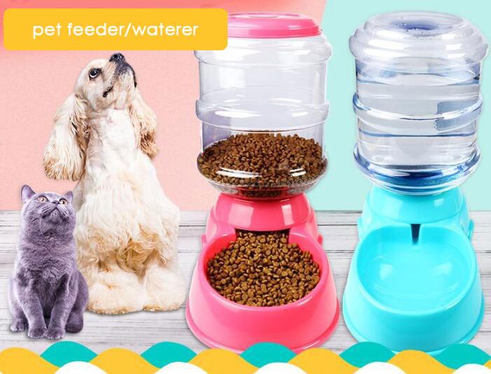 Automatic Pet Feeder Drinking Bowl